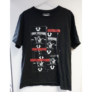 True religion shirts BOYS XL Youth Extra large bundle 4 tees black white blue